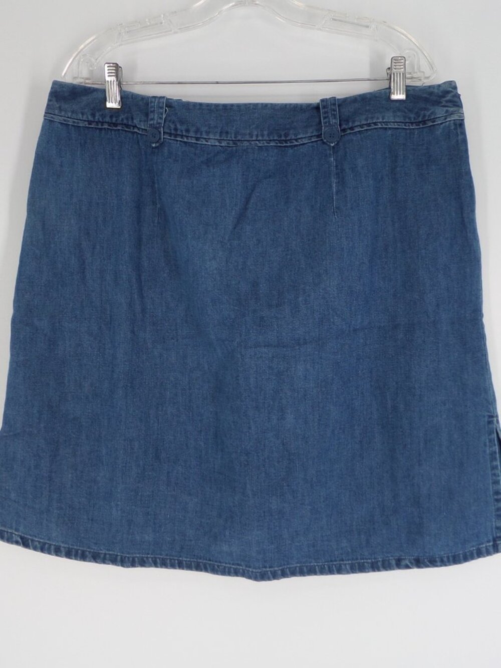 Statements Woman's Jean Skort Size 14W. Pre Owned